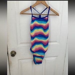 Speedo rainbow swimsuit